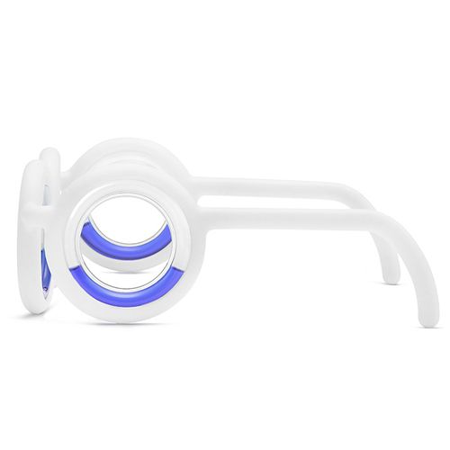 Foldable lens-free anti-motion sickness glasses