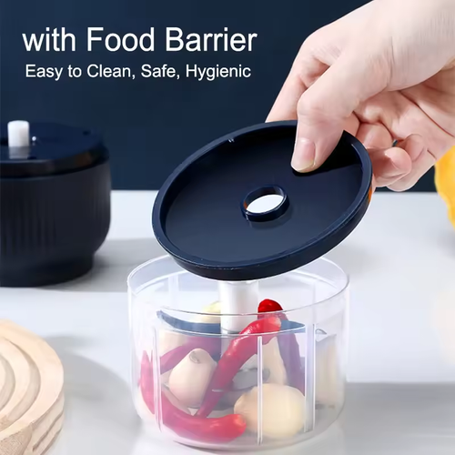 300ml Mini Wireless USB Rechargeable Electric Vegetable Chopper Garlic Crusher Food Chopper for Kitchen Gadgets for Garlic
