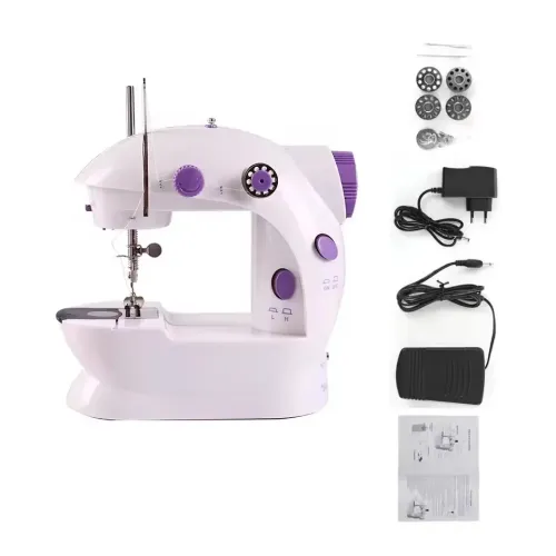 Ultra-Portable Dual-Speed Sewing Machine with LED Light & Foot Pedal | Easy-Use Home
