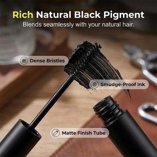Long-lasting beard and eyebrow dye for men