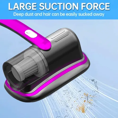 Wireless Handheld Mattress Vacuum Cleaner, Equipped with UV-C Lamp, HEPA Filter