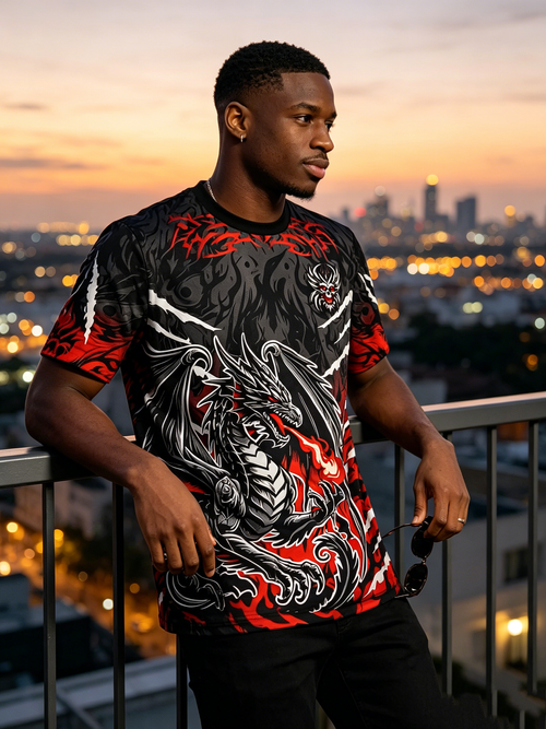 Advanced men's short sleeved shirt