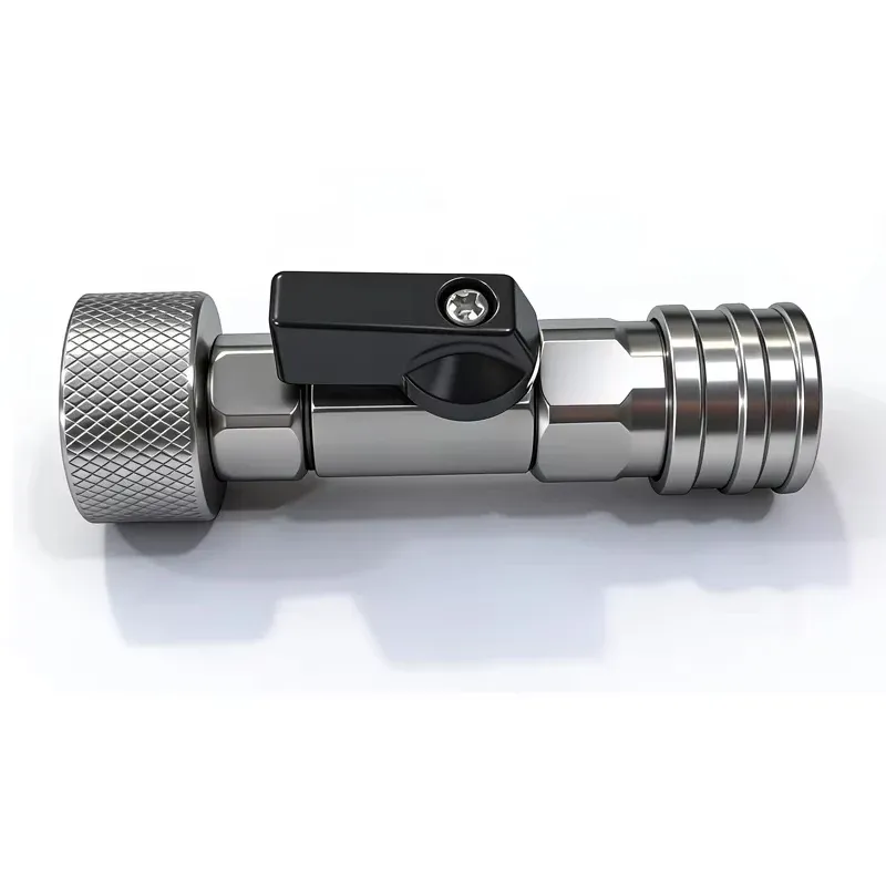 6PCS Garden Hose Shut Off Valve to Pressure Washer Adapter,  Quick Connect, Car Washing Nozzle