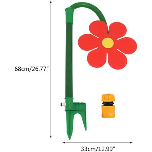 Sunflower 360 ° Shaking Rotating Sprinkler Garden Yard Lawn Irrigation Device Decorative