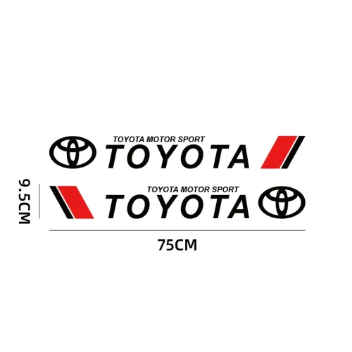 Car exterior annual inspection stickers Personalized reflective waterproof decal For Toyota Corolla Rav4 Auris Camry Yaris CHR