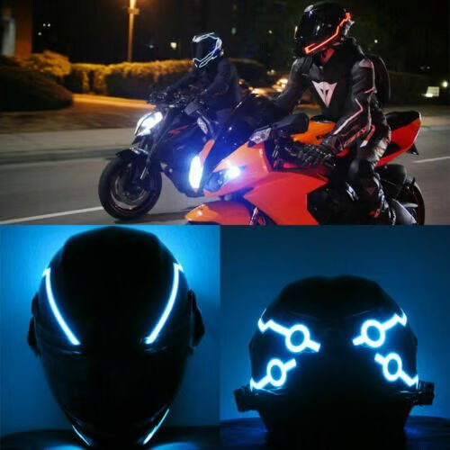 🏆Flash Sale Almost Gone - Motorcycle helmet LED light strip 🏍️