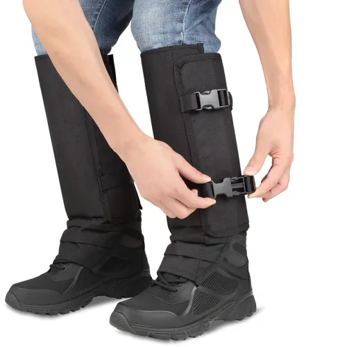 Snake Gaiters Leg Guards Waterproof Snake-Chaps Breathable Anti-Snake Gaiters Snake Bite Protection Snake Proof-Chaps Adjustable