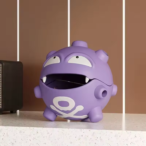 Cartoon Pok é mon Weezing Mosquito Coil Tray Anime Indoor Incense Holders Bedroom Figures Desktop Decoration Storage Toys Gift