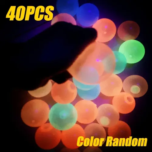 Glow-in-the-dark Bouncy Ball Sticky Wall Ball Stress Relief Vent Glow-in-the-dark Ball Suck Wall Toy Ball