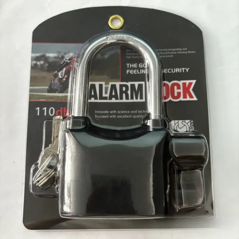 3PCS Motorcycle Bike Door Cabinet Waterproof Alarm Lock Anti-Theft Security Lock for Vehicle Storage
