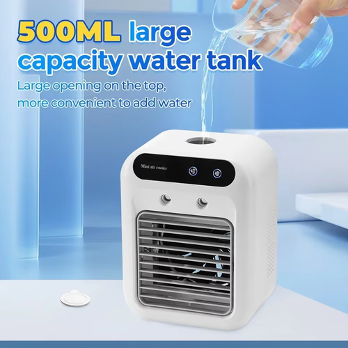 Portable USB Desk Cooler Fan With Humidifier
