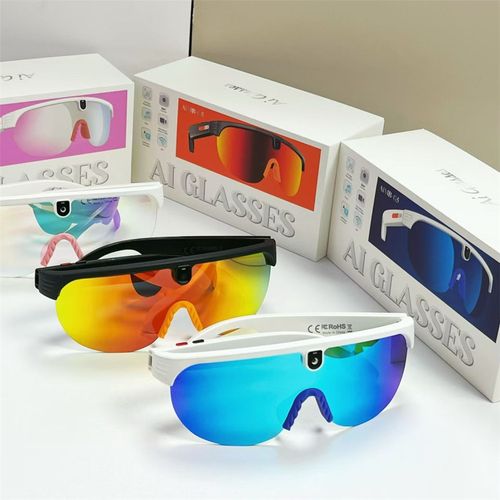 Shooting AI smart glasses 800W pixel photo and video recording Bluetooth music
