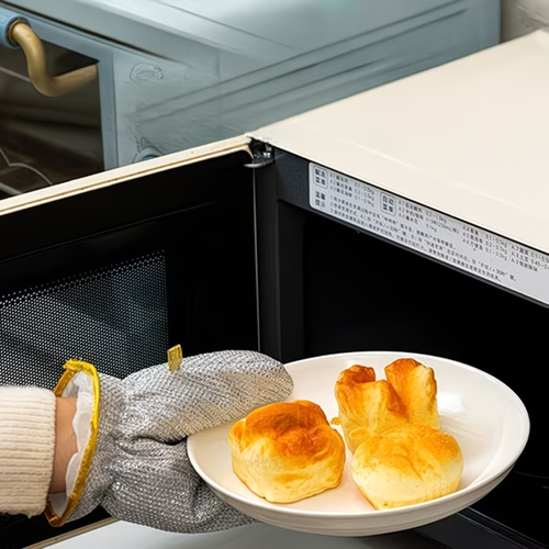 2pcs Stainless Steel Wire Dishwashing Gloves - Durable, Reusable Kitchen Cleaning Gloves