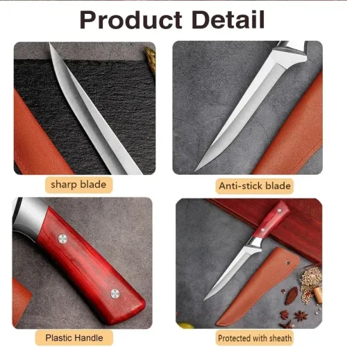 29cm German precision steel beef and mutton cutting, pig specific bone removal for slaughter, sharp meat cutting, chef specific