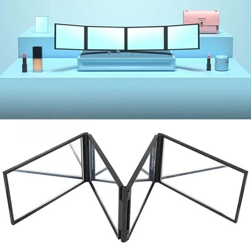 Multi-Angle Folding Mirror for Self Haircutting – Head Back View Available