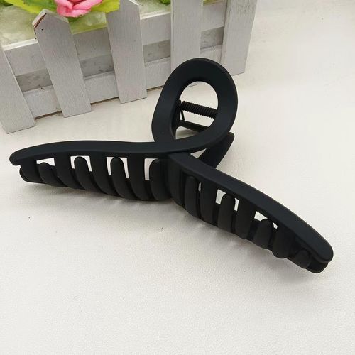 Black Shark Clip Women's Premium Hair Quantity Large Back of Head Pan Hair Clip Headpiece