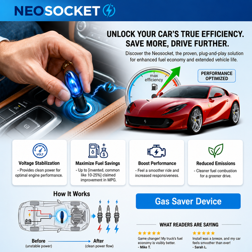 3-Piece Portable Car Fuel Saver