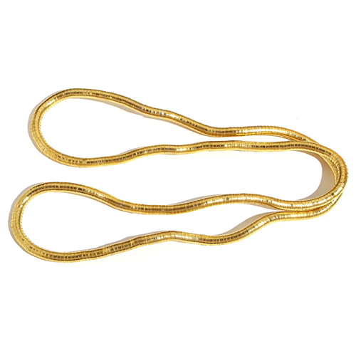 Creative Gift – Bendable Alloy Snake-Style Necklace (Silver Gold), Flexible Choker, Punk-Style Twistable Bracelet