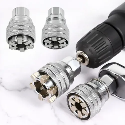 3 or 8 Inch 10-19mm Adjustable Hex Universal Socket Torque Ratchet Wrench Head for Mechanic Tools Socket Set Wrench Socket Adapter