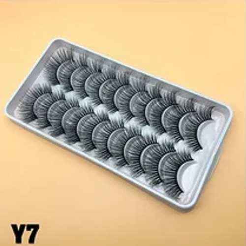 Natural Long 3D Mink False Eyelashes Short Long Eyelashes Makeup Kit Mink Lashes Extension Eye Lashes Customized Wholesale