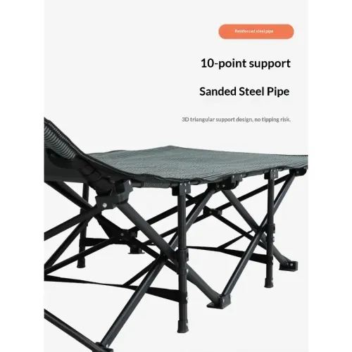 Camping Cot Portable Folding Bed Lightweight Heavy Duty Aluminum Frame Quick Setup Compact Storage Adults Kids Hammock