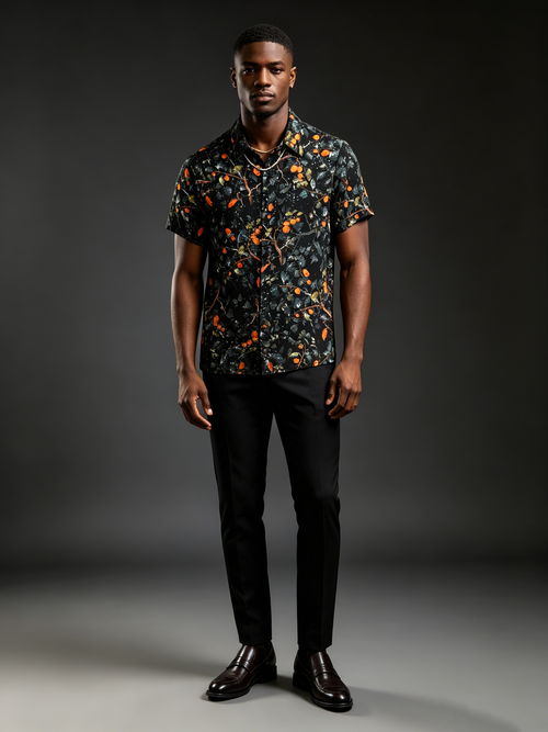 Advanced men's short sleeved shirt