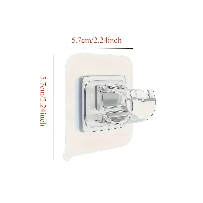 20Pcs Self Adhesive Hooks Punch-free Curtain Rod Clip Hook Window Curtains Wall Hanging Holder Household Clamp Fixed Clip