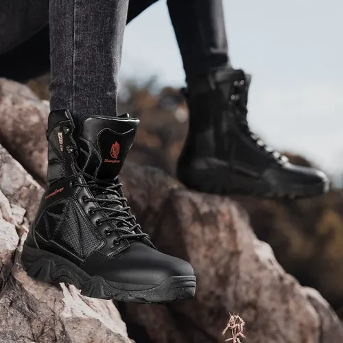 Anti smashing and anti stabbing sports safety shoes