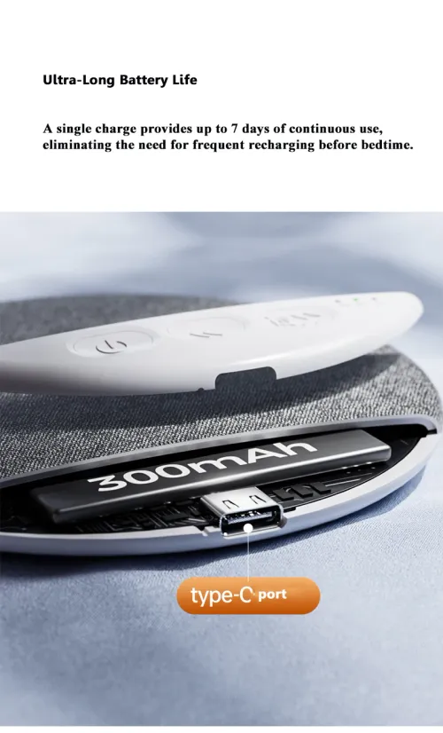 Mini Sleeping Bluetooth Speaker Nature Sound White Noise Soundbar Wireless MP3 Music Player Ultra Thin Timed Shutdown Audio Pla