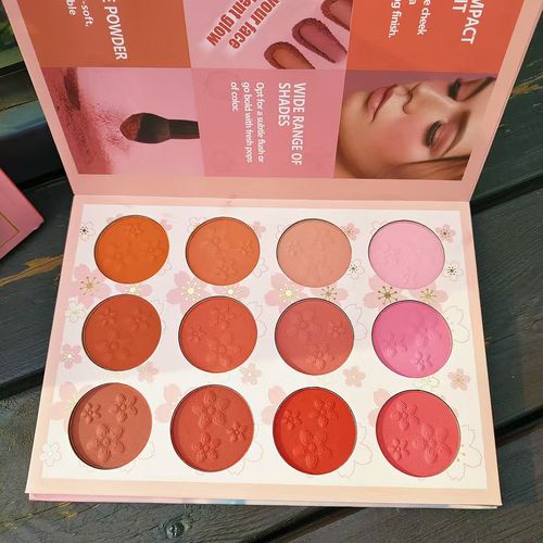 43-color All-in-One Makeup Palette Set, 4-Layer Book Design for Matte Shimmer Eyeshadow Blush Contour Highlighter Cosmetics