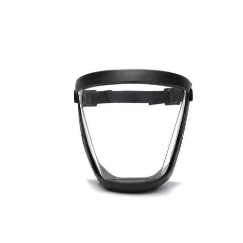 High-Transparency Black Protective Face Shield - Dust  Splash Proof, Suitable for Sports, Cycling, Grinding, Weeding  Mowing