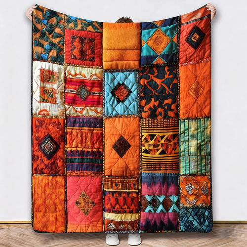 💥🌲🎁Vintage Chicken Print Flannel Blanket🐔