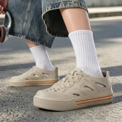 Men's Summer Outdoor Slip-On Shoes Anti-Slip Deodorant Breathable Sandals Driving