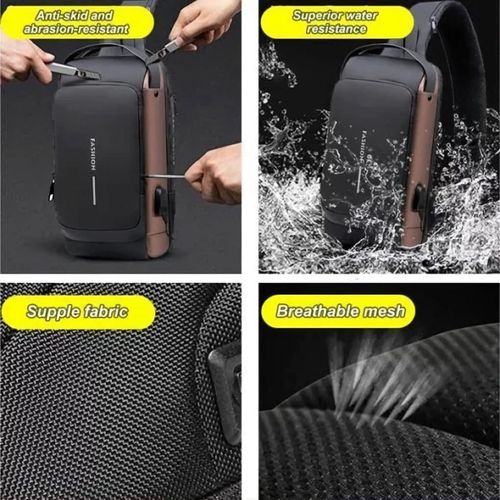 USB Fashion Anti Theft Sling Backpack