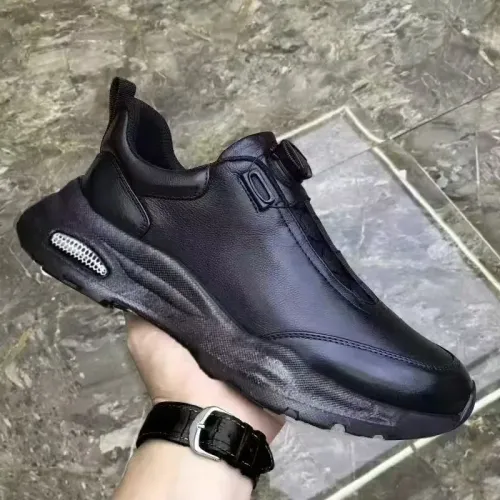 Fashionable Breathable Soft Leather Men's Shoes Stylish Business Casual Lace-Up Shoes British Style Low Cut round Toe Shoes