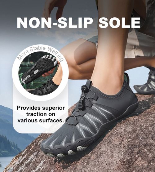 WHITE Five-Toe Quick-Drying, Non-Slip, Breathable, Soft-Soled Shoes