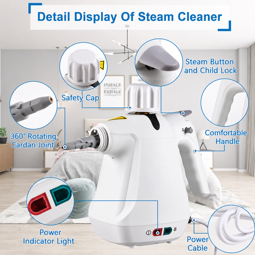 High-Temperature Steam Cleaner — A cleaning tool suitable for steam cleaning air conditioners, kitchens, and range hoods.