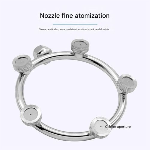 High pressure atomizing annular nozzle