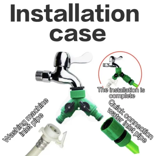 5PCS Bidirectional Y-shaped hose faucet connector splitter
