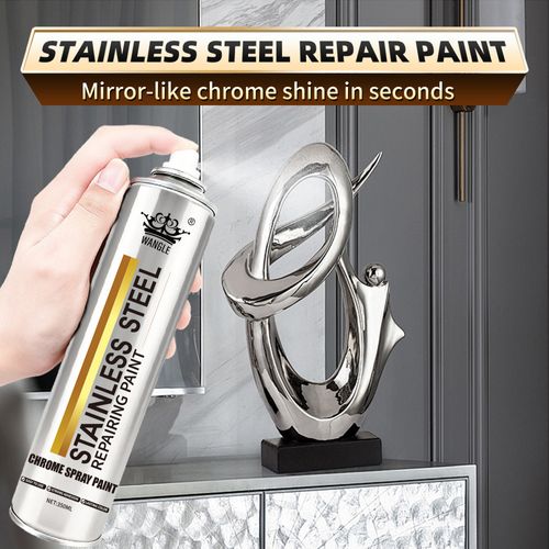 350ml Silver Chrome Spray Paint Mirror Effect Anti Rust for Metal