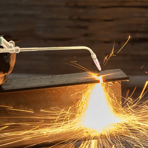 Injection Type Gas Cutting Torch, Heavy Duty Oxygen Propane Welding Torch
