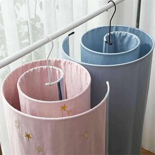 2Pack Drying Quilt Artifact Spiral Drying Rack Multifunctional Balcony Round Rotating Bed Sheet Quilt Storage Household Bay Window