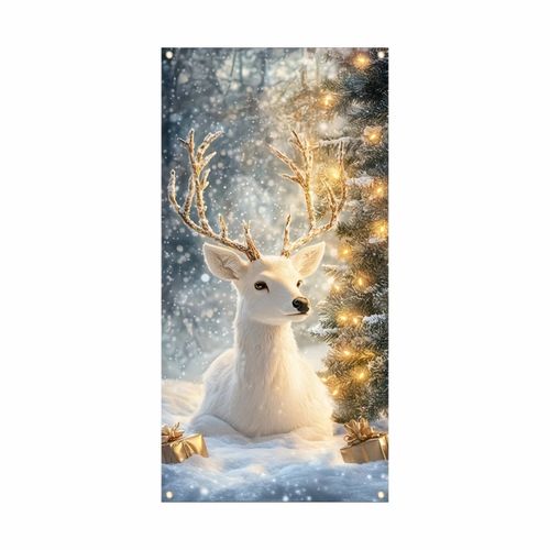 Santa Claus Party Decoration Banner Door Banner