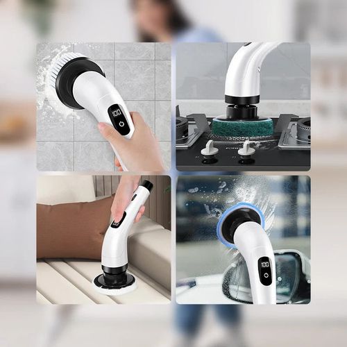 Electric Cleaning Brush Set for Home Use