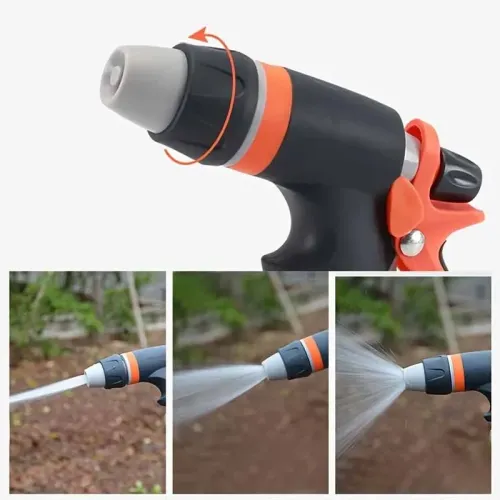 High Pressure Garden Hose Nozzle, Adjustable Spray Water Gun, Used For Car Washing, Garden Watering, And Garden Cleaning