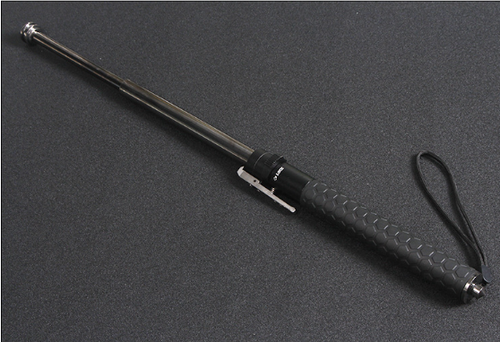 Reinforced 3-Section Telescopic Spring Baton for Self-Defense