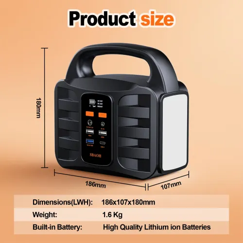 155Wh 42000mAh outdoor energy storage power supply