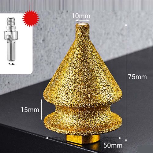 Diamond Chamfering Bit for Grinder – Multi-Function, Brazed Diamond, Universal Fit 💎