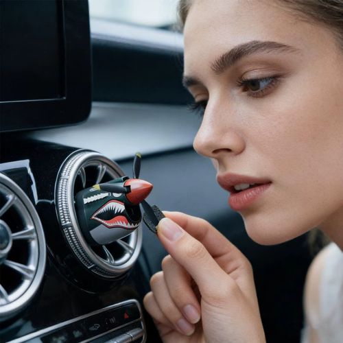 Car Vent Air Freshener Long Lasting Fighter Plane Shark Nose Aromatherapy Car Scent Diffuser for Summer Winter Valentine