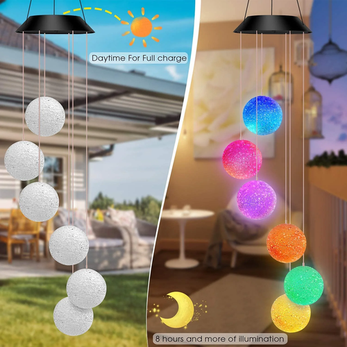 LED Solar WindChimes